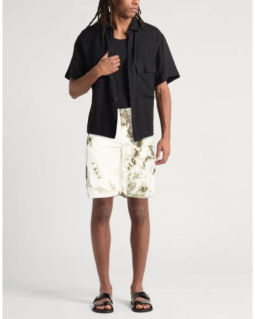 Massimo Alba Natural Military Shorts & Bermuda Shorts Cotton for men