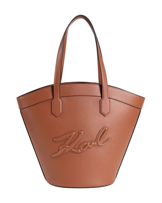 Karl Lagerfeld Brown Handbag