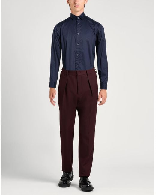 ARMANI EXCHANGE Blue Shirts for men