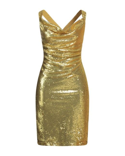 alma sanchez Green Midi Dress Polyester