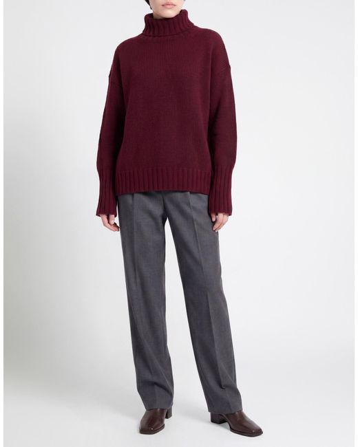 Aragona Red Turtleneck Cashmere