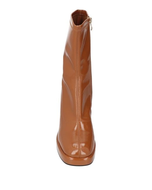 Jeannot Brown Ankle Boots
