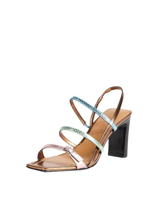 MAX&Co. Metallic Sandals