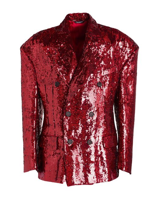 Dolce & Gabbana Red Blazers for men