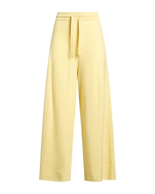 Jil Sander Yellow Pants Cashmere