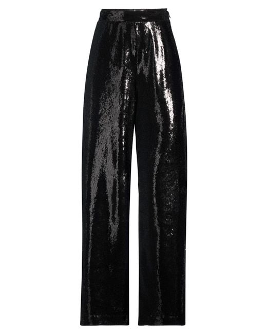 Liviana Conti Black Pants Polyester
