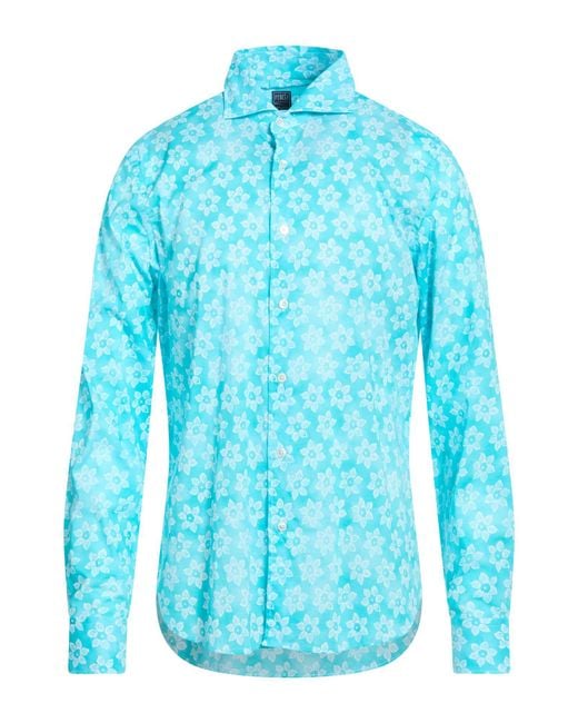 Fedeli Blue Shirts for men
