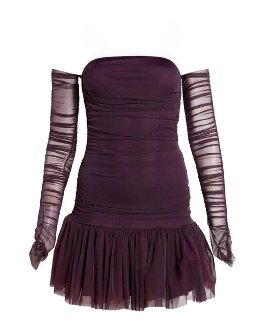 Aniye By Purple Mini Dress Polyamide, Elastane