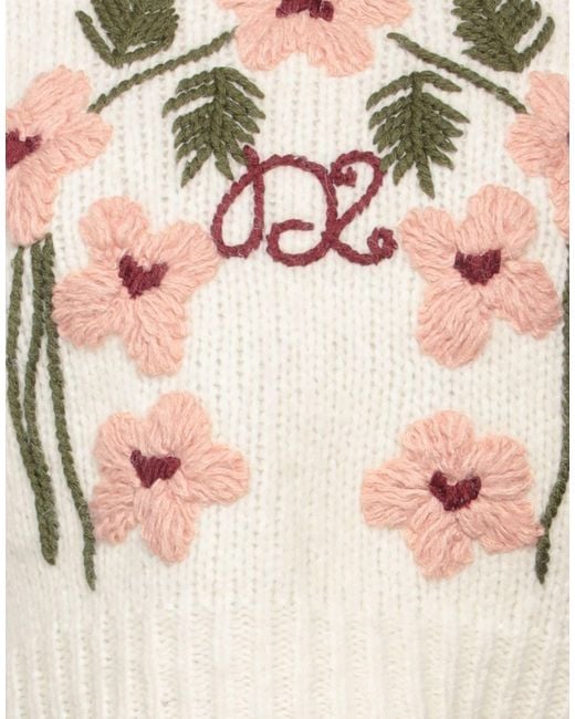 DSquared² White Sweater Alpaca Wool, Polyamide, Wool