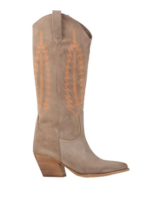 Divine Follie Brown Boot Leather