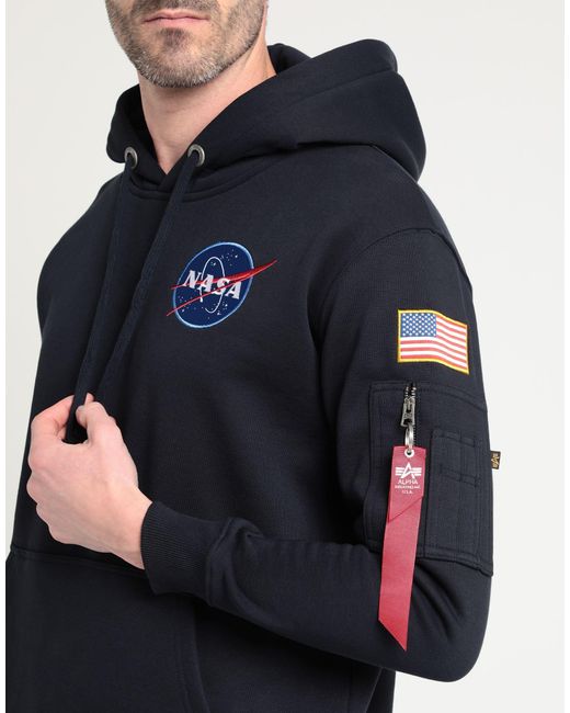 Alpha Industries Blue Sweatshirt for men