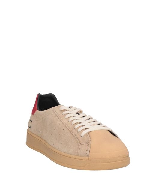 Date Natural Sneakers Leather for men