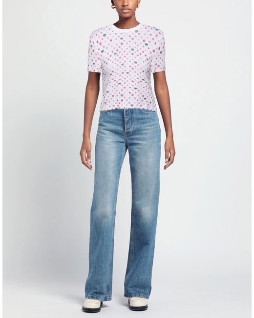 Chiara Ferragni Pink T-shirt