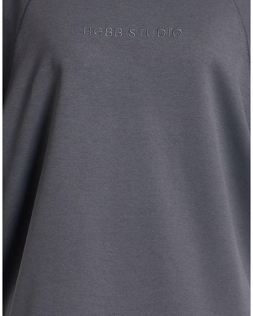 HGBB STUDIO Gray Sweatshirt Polyethylene