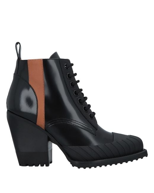 Chloé Black Ankle Boots