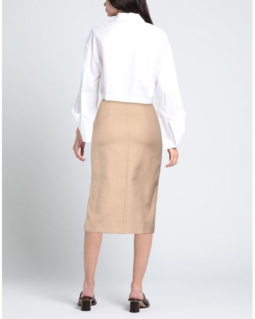 Rochas Natural Midi Skirt