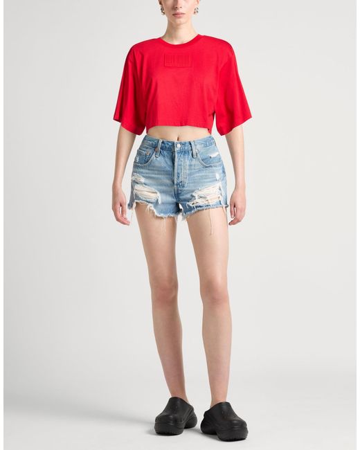 VTMNTS Red T-Shirt Cotton
