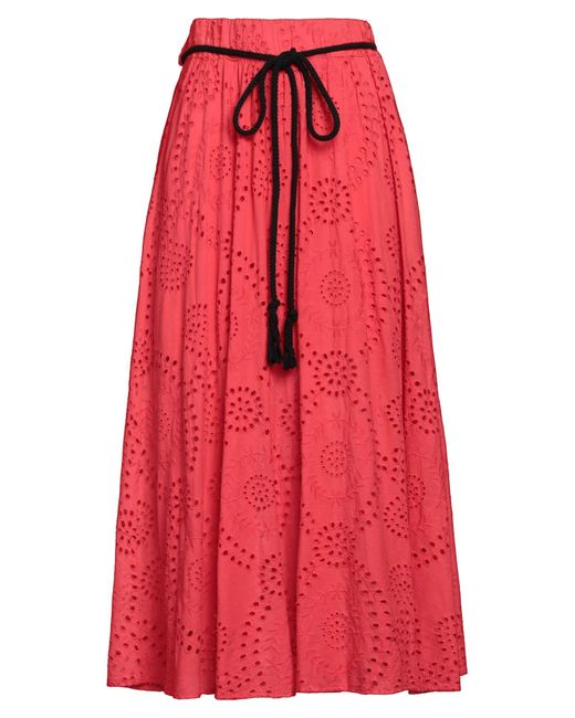 Souvenir Clubbing Red Maxi Skirt