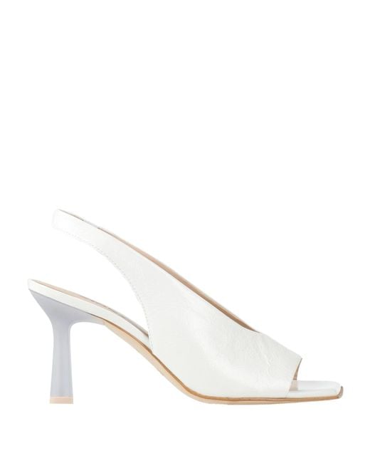 Zinda White Sandals