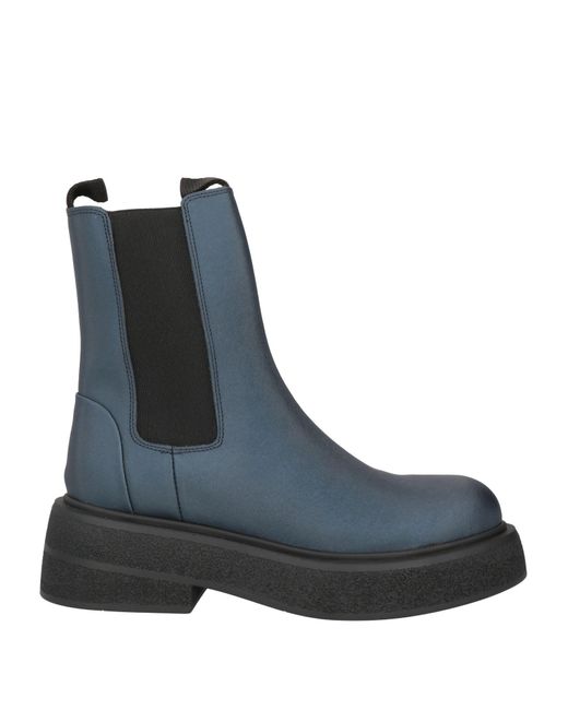 Boemos Blue Ankle Boots