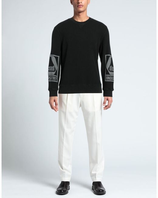 DIESEL Black Sweatshirt for men
