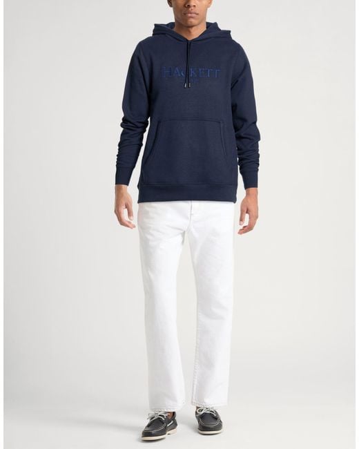 Hackett Blue Heritage Sweatshirt Cotton, Polyester for men