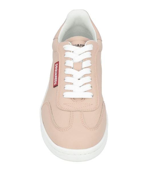 DSquared² Pink Sneakers Leather