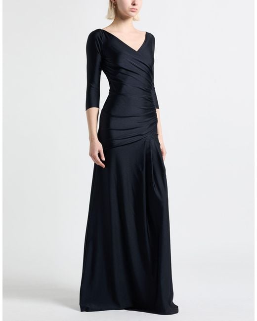 La Petite Robe Di Chiara Boni Women's Blue Maxi Dress Polyamide, Elastane