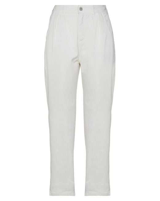 Dixie White Pants Cotton, Elastane