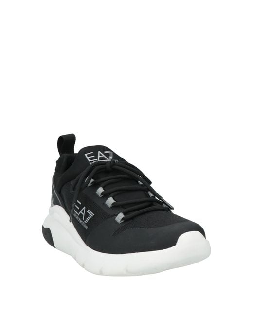 EA7 Black Trainers for men