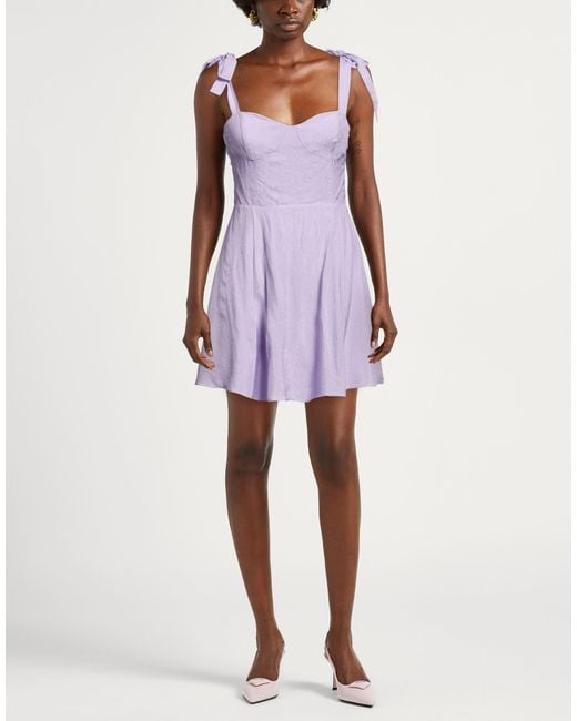 ARMANI EXCHANGE Purple Mini Dress