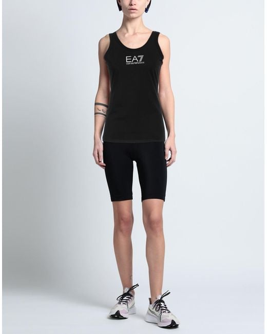 EA7 Black Tank Top