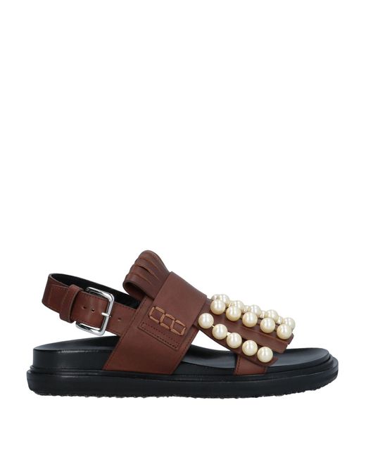 marni brown sandals