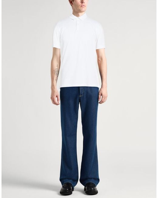 Theory White Polo Shirts for men