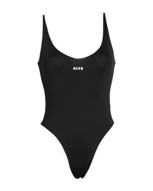 MSGM Black One-piece Swimsuit