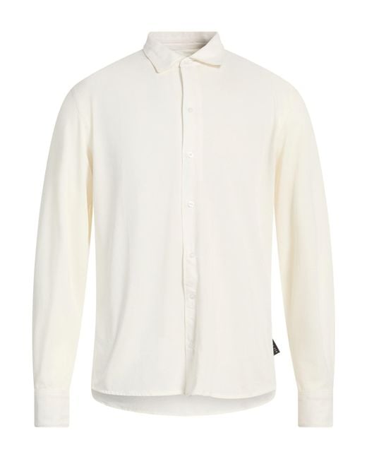 Camisa OVER/D de hombre de color White