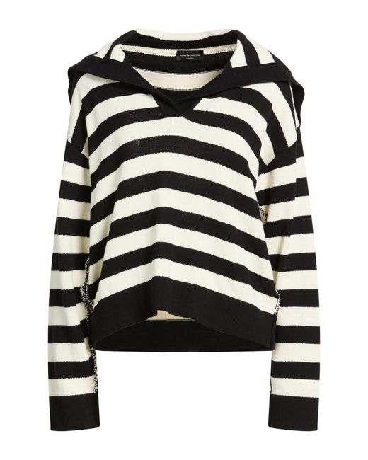 Roberto Collina Black Sweater Cotton