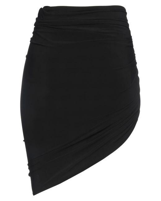 Jacquemus Black Midi Skirt Viscose, Polyester, Elastane