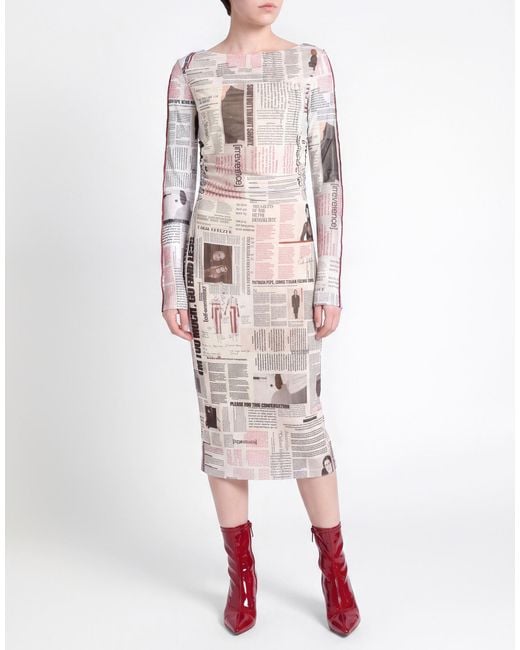 Patrizia Pepe White Midi Dress