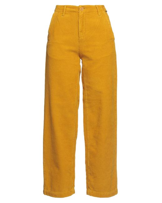 Napapijri Yellow Pants for men