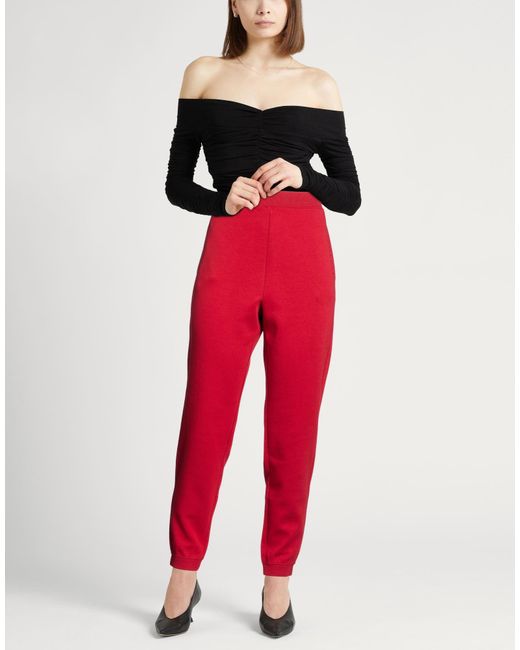 Max Mara Red Trouser