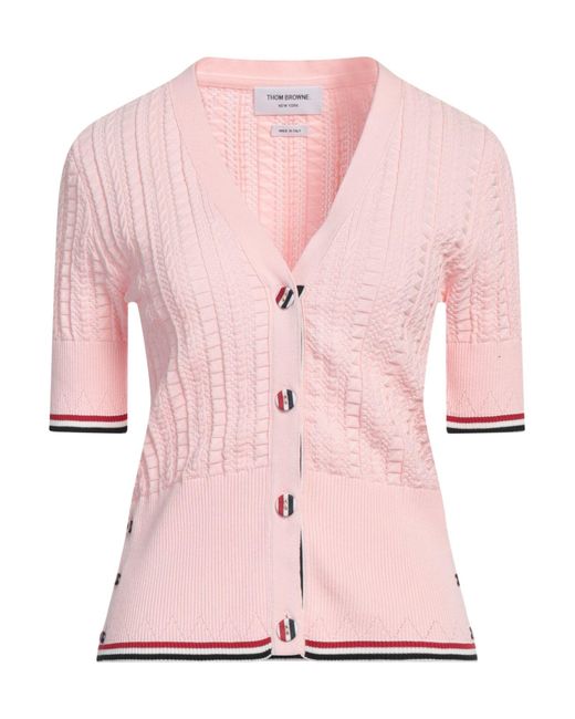 Thom Browne Pink Cardigan