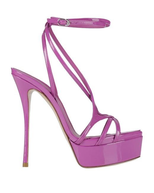 Le Silla Pink Sandals Calfskin