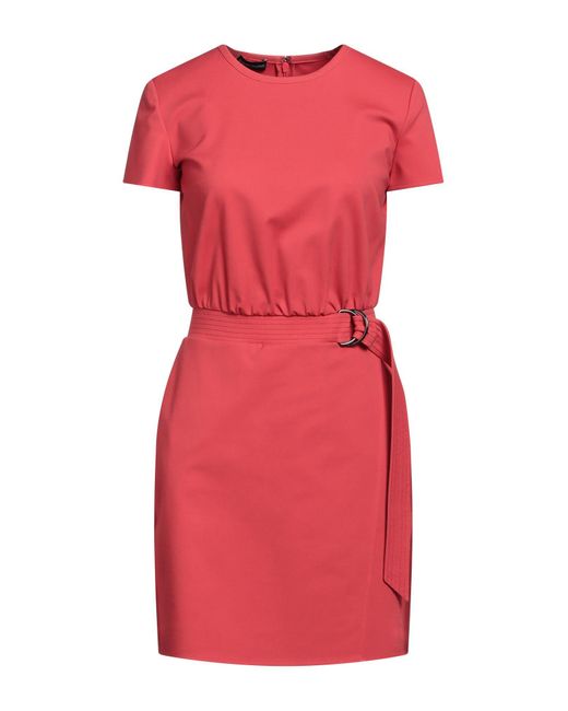 Emporio Armani Red Mini Dress
