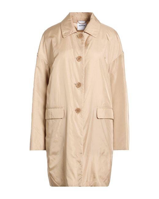 Aspesi Natural Overcoat & Trench Coat Polyamide