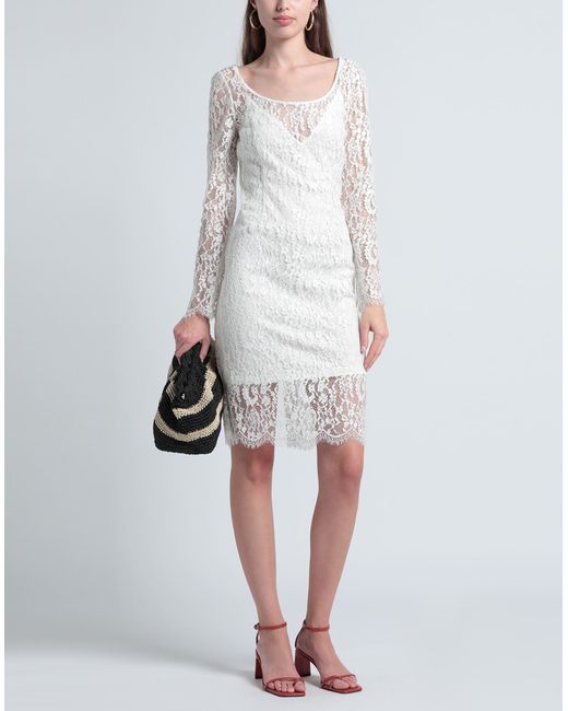 Blumarine White Midi Dress