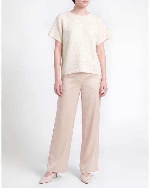 Gentry Portofino White Sweater Alpaca Wool, Mohair Wool, Viscose, Polyamide, Polyester