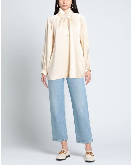 Semicouture White Top Acetate, Viscose