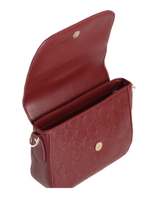 Rocco Barocco Red Cross-Body Bag Textile Fibers