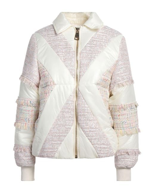 Khrisjoy Natural Ivory Jacket Cotton, Acrylic, Polyester, Polyamide